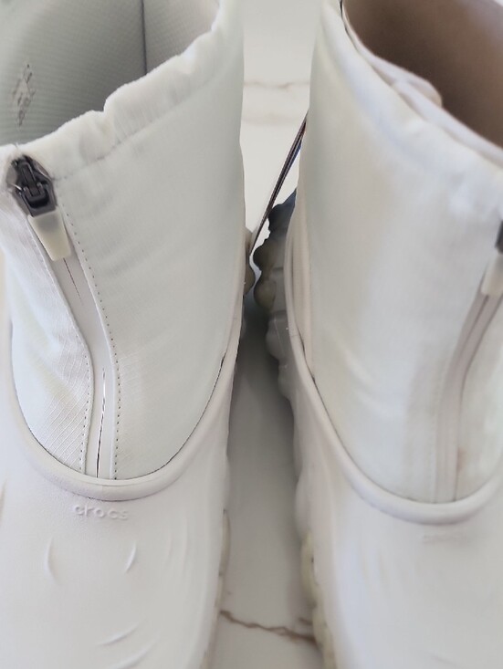 Crocs Echo Boot Z Shield White Unisex M9/W11 Waterproof Snow Boots NWT main image 6